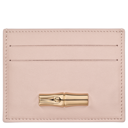 Longchamp Le Roseau Card holder Petal Pink