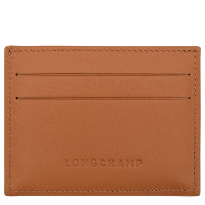 Longchamp Le Roseau Card holder Cashew