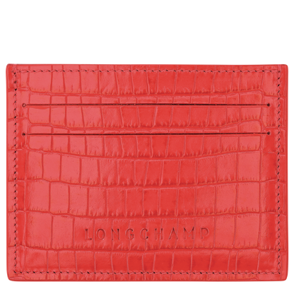 Longchamp Longchamp Pocket Card holder Vermilion