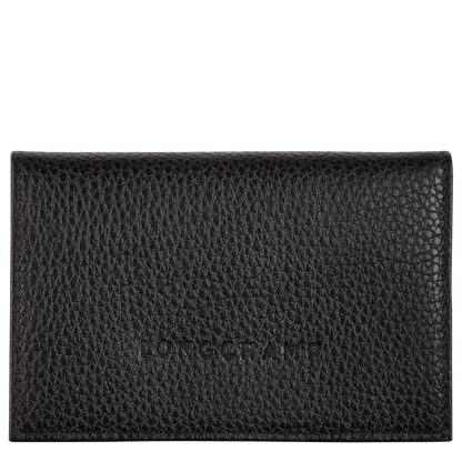 Longchamp Le Foulonné Card holder Black