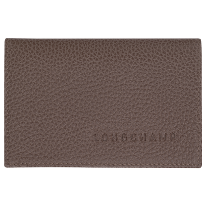 Longchamp Le Foulonné Card holder Taupe
