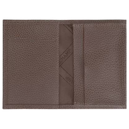 Longchamp Le Foulonné Card holder Taupe