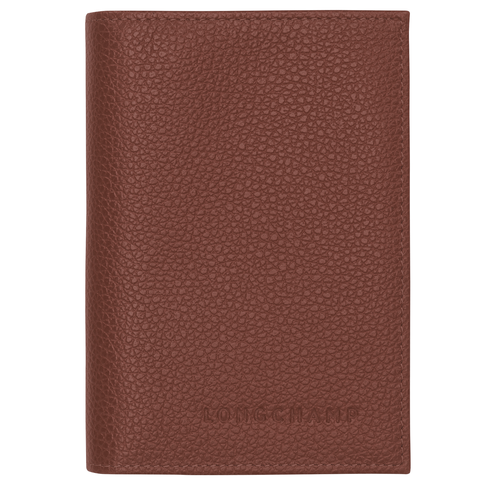 Longchamp Le Foulonné Passport cover Coffee