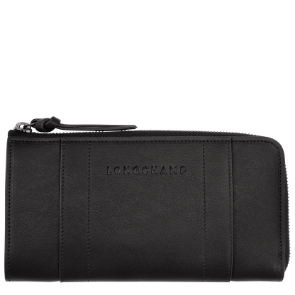 Longchamp Longchamp 3D Zip around wallet Black