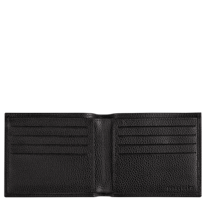 Longchamp Le Foulonné Wallet Black