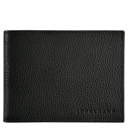 Longchamp Le Foulonné Wallet Black