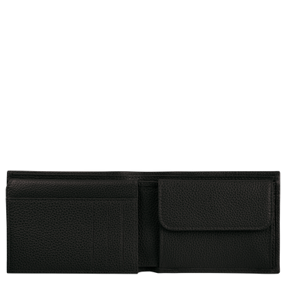 Longchamp Le Foulonné Wallet Black