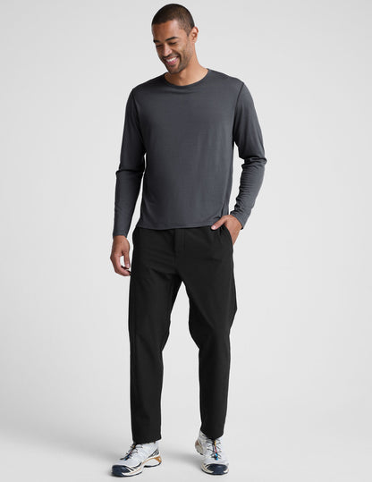 Beyond Yoga Merino Wool Mens Long Sleeve Crew