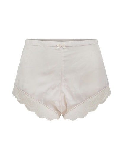 Ted Baker Lacey Textured Satin Lace Trim Sleep Shorts Women's