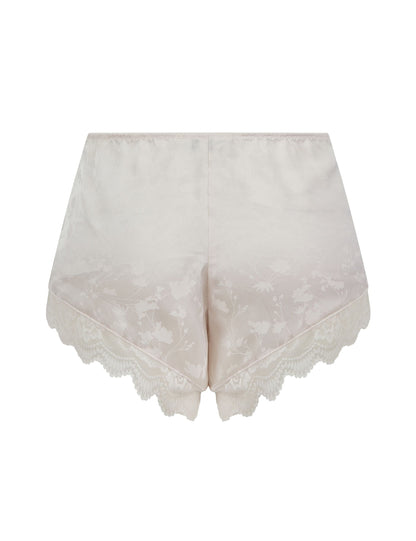 Ted Baker Lacey Textured Satin Lace Trim Sleep Shorts Women's