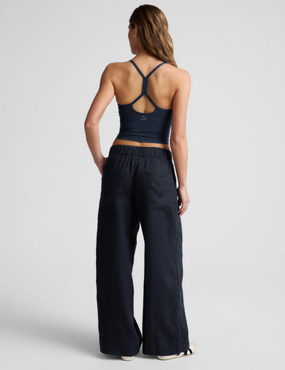 Beyond Yoga SoftWash Linen Easy Wide Leg Pant 31 Women's