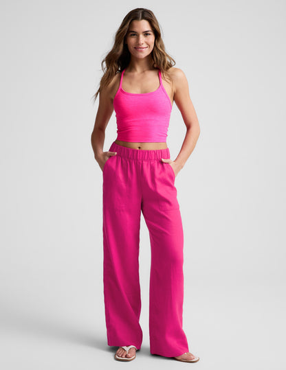 Beyond Yoga SoftWash Linen Easy Wide Leg Pant 31 Women's