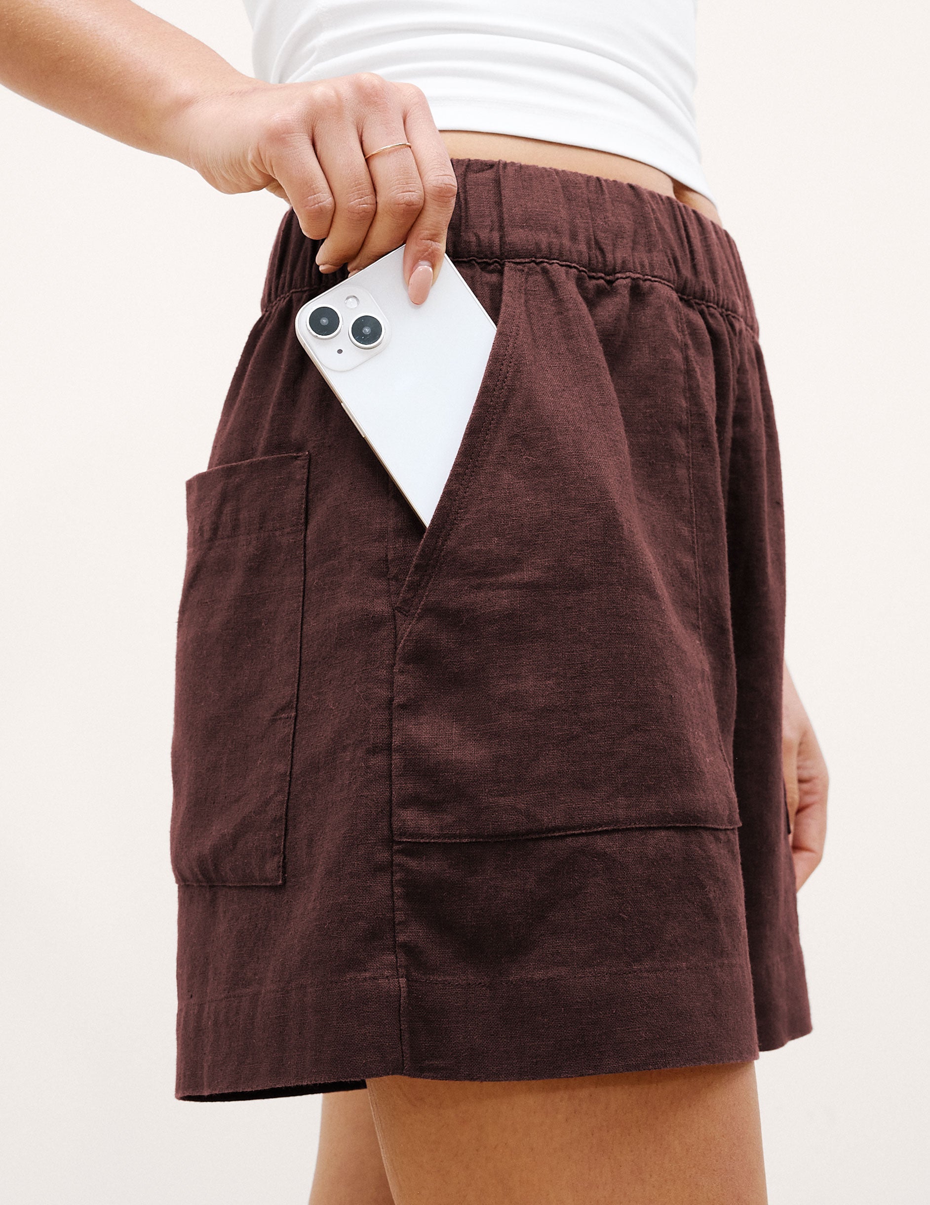 Beyond Yoga SoftWash Linen Easy Short Women's