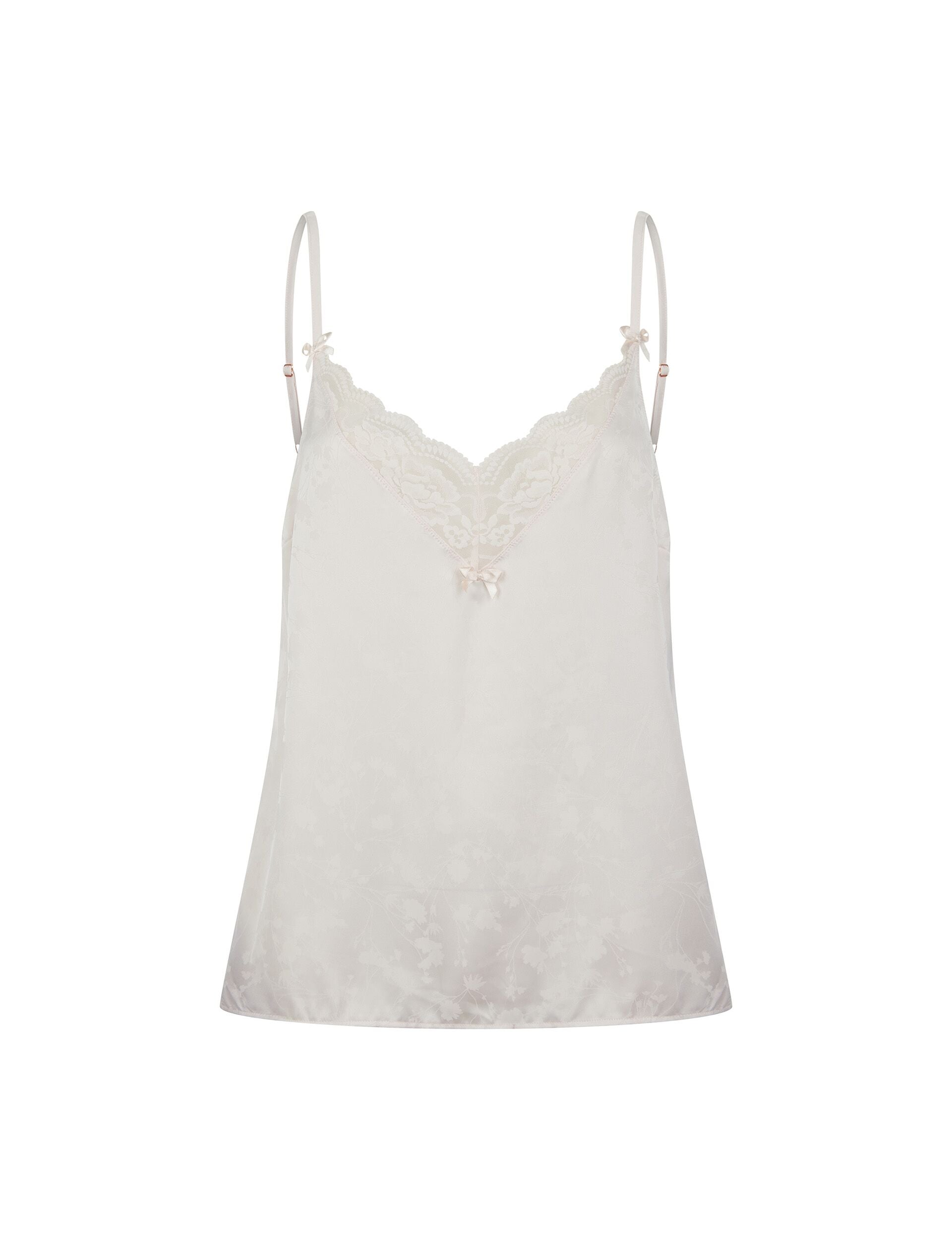 Ted Baker Leah Textured Satin Lace Trim Camisole Women's
