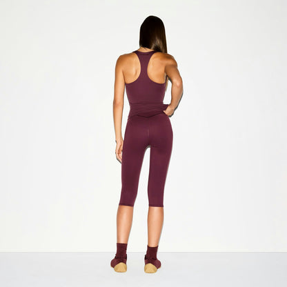 Skims Nikeskims Matte Crop 17" Legging Currant