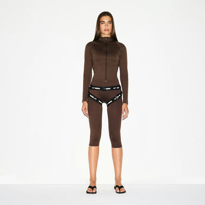 Skims Nikeskims Matte Crop 17" Legging Dark Sepia