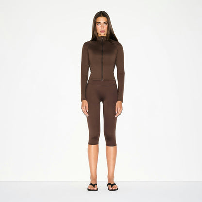 Skims Nikeskims Matte Crop 17" Legging Dark Sepia