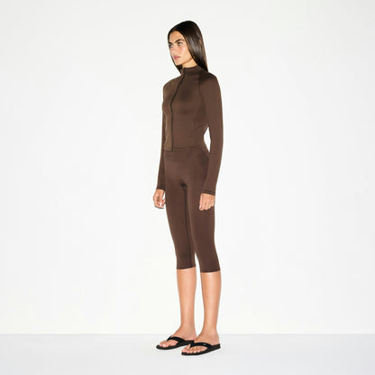 Skims Nikeskims Matte Crop 17" Legging Dark Sepia