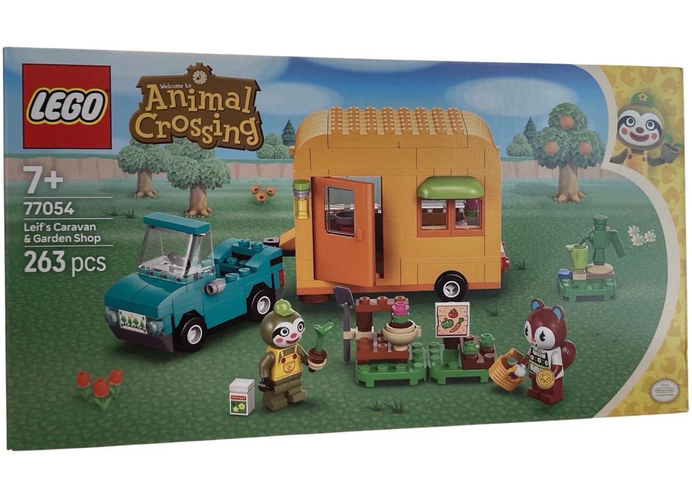 Lego Animal Crossing Leif'S Caravan & Garden Shop Set 77054