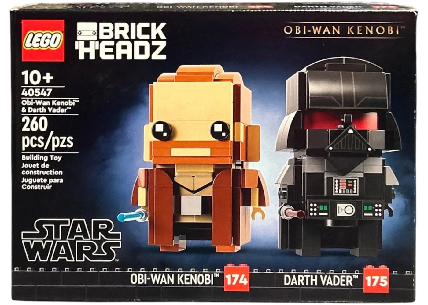Lego Brick Headz Star Wars Obi-Wan Kenobi & Darth Vader Set 40547