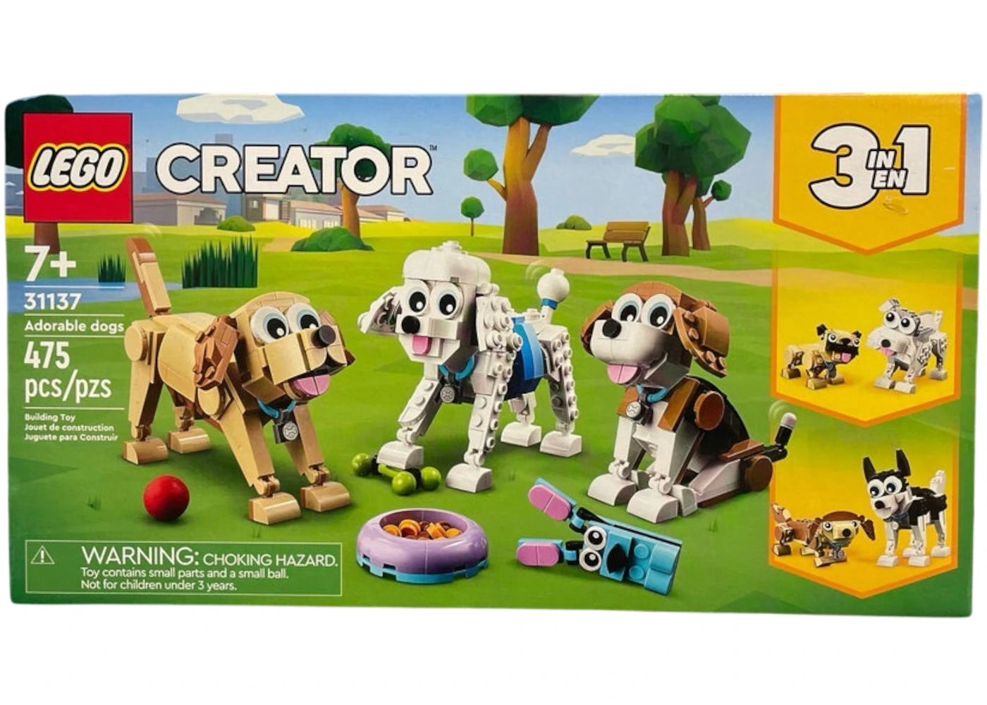 Lego Creator 3In1 Adorable Dogs Set 31137