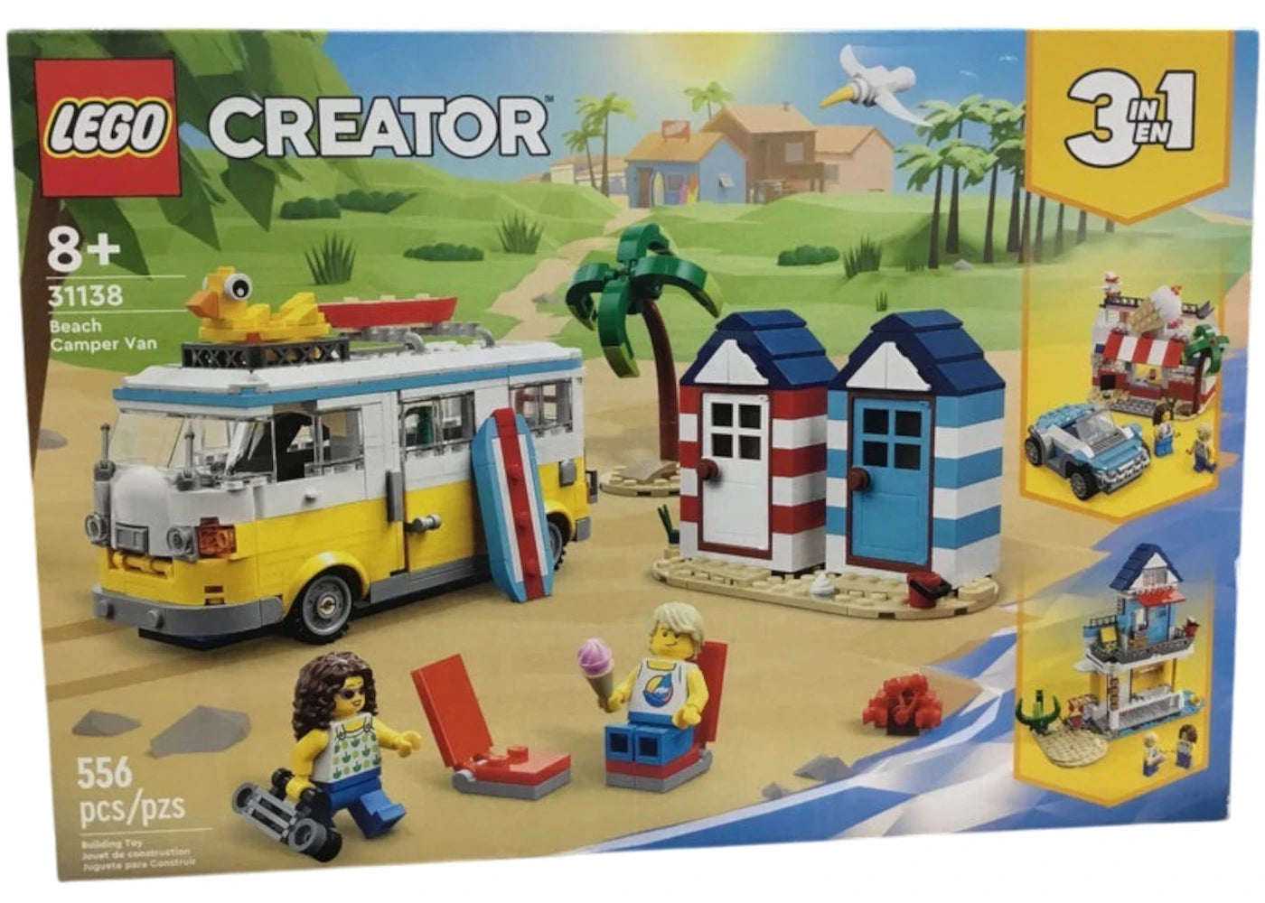 Lego Creator 3In1 Beach Camper Van Set 31138