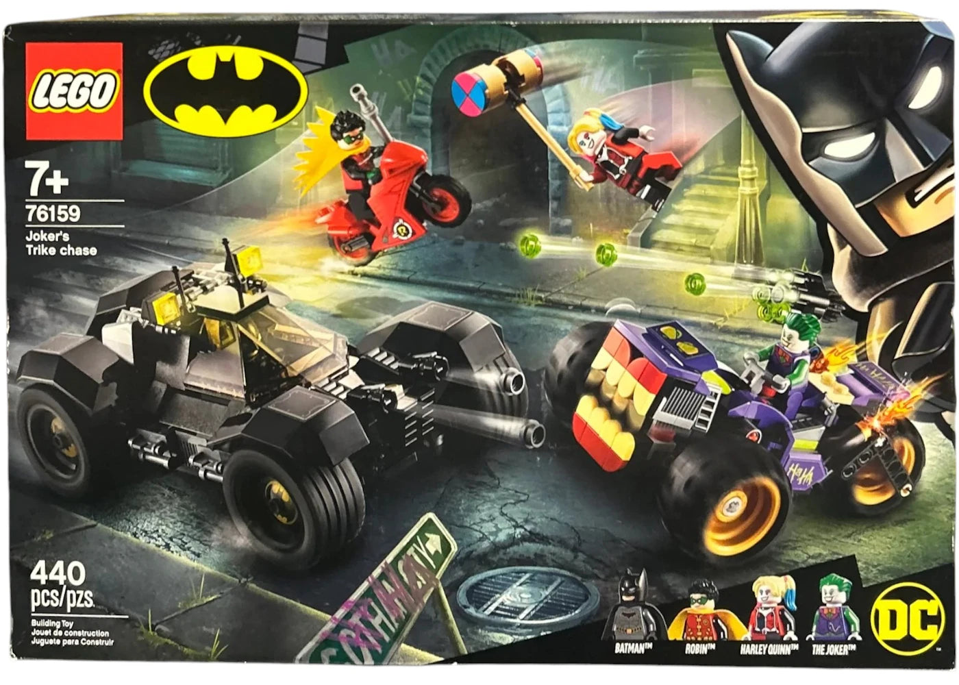 Lego Dc Batman Joker'S Trike Chase Set 76159