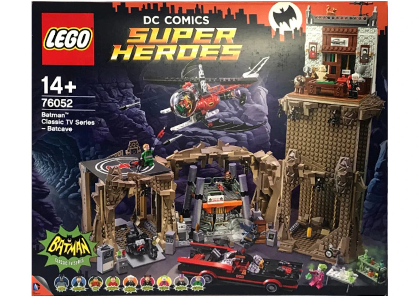 Lego Dc Comics Super Heroes Batman Classic Tv Series Batcave Set 76052
