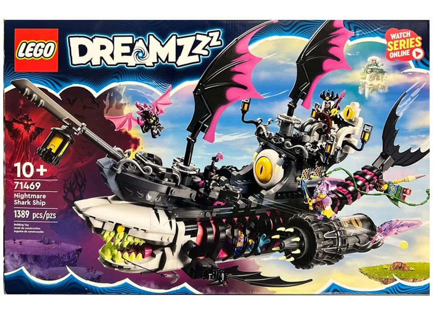Lego Dreamzzz Nightmare Shark Ship Set 71469