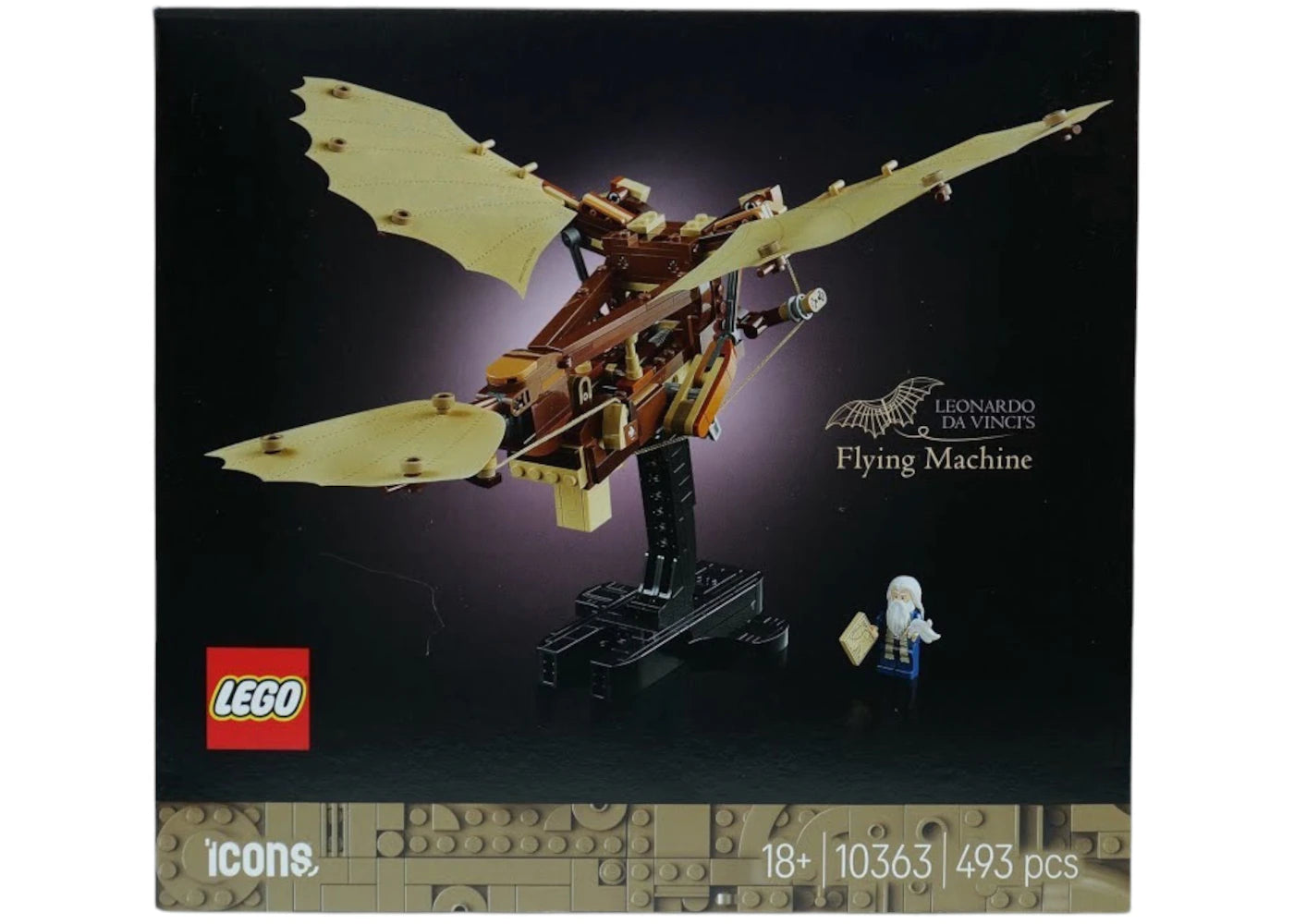 Lego Icons Leonardo Da Vinci'S Flying Machine Set 10363