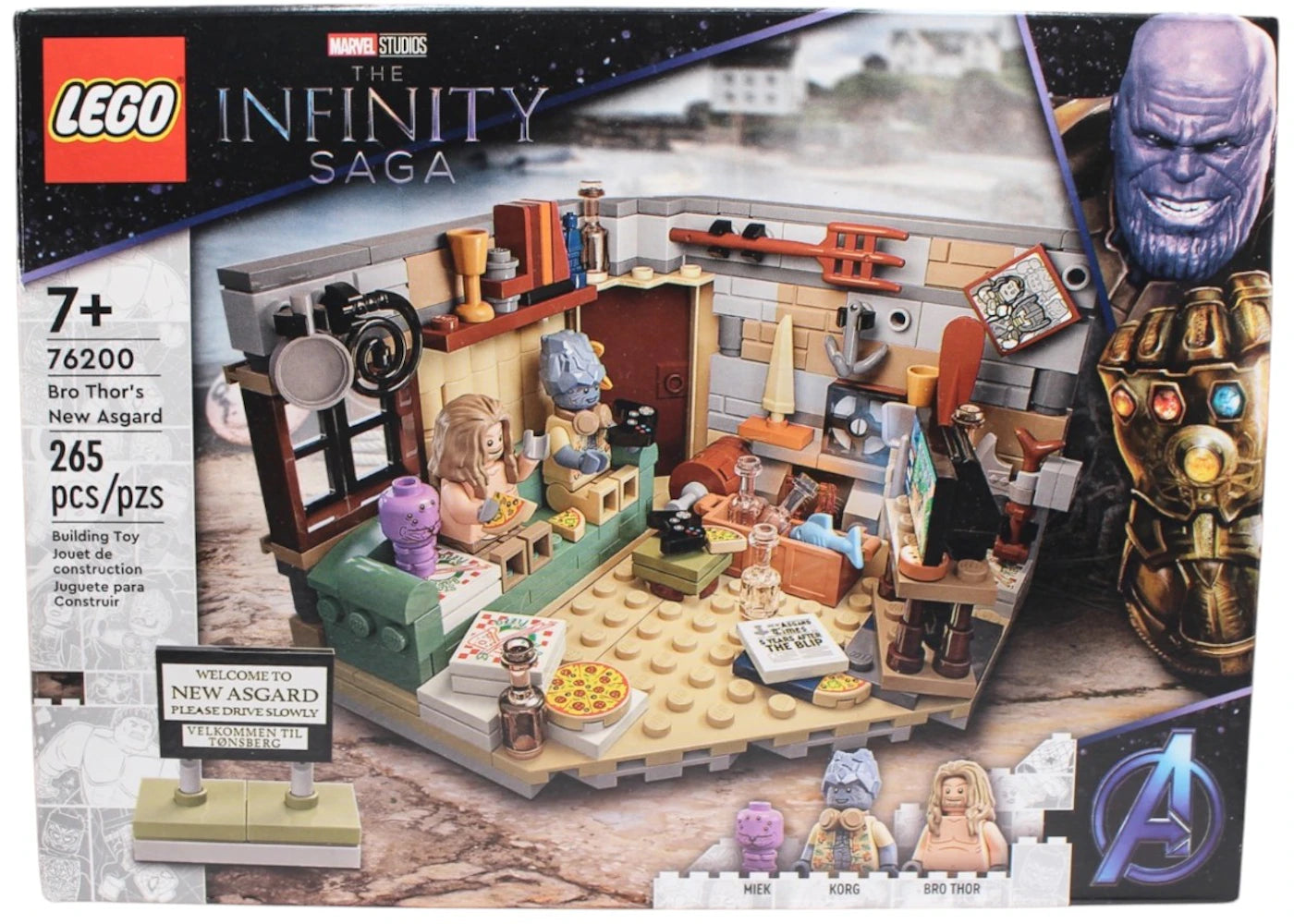 Lego Marvel The Infinity Saga Bro Thor'S New Asgard Set 76200