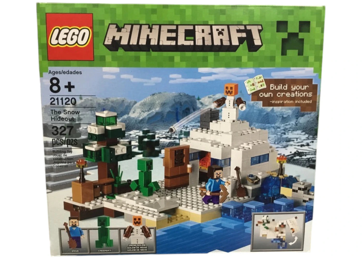 Lego Minecraft The Snow Hideout Set 21120