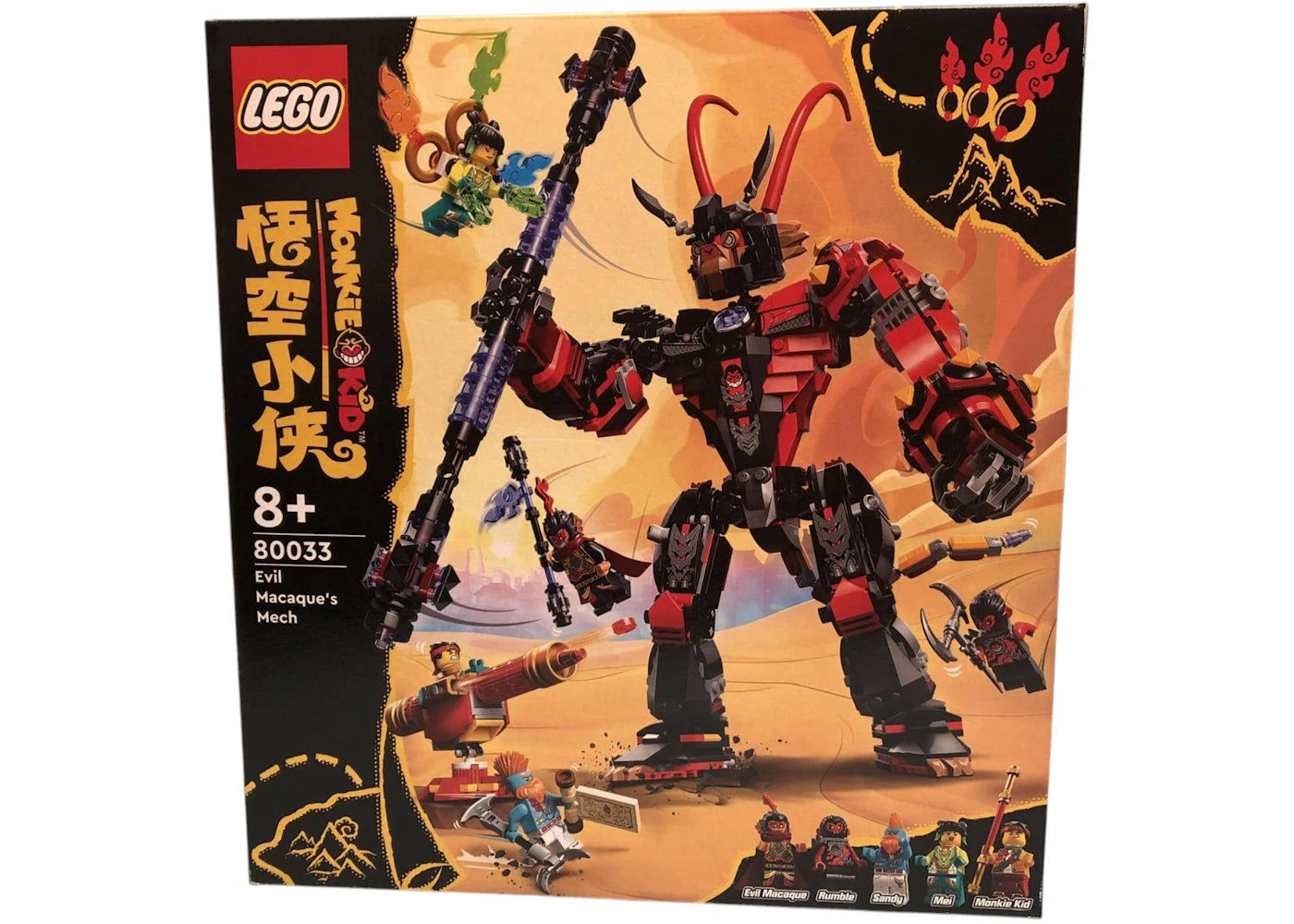 Lego Monkie Kid Evil Macaque'S Mech Set 80033
