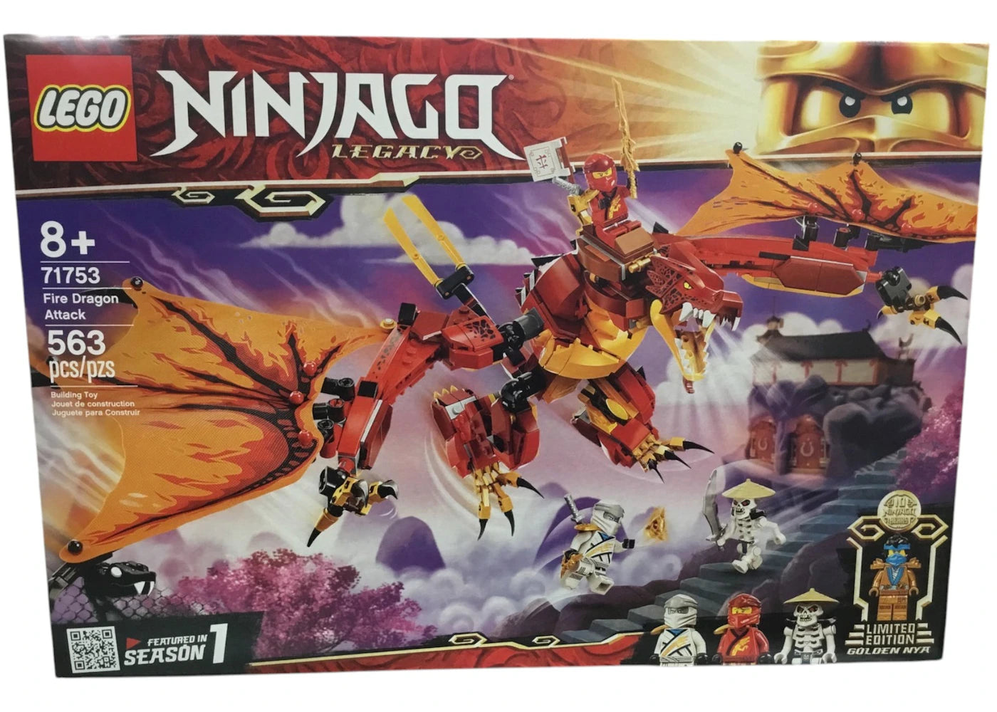 Lego Ninjago Fire Dragon Attack Set 71753