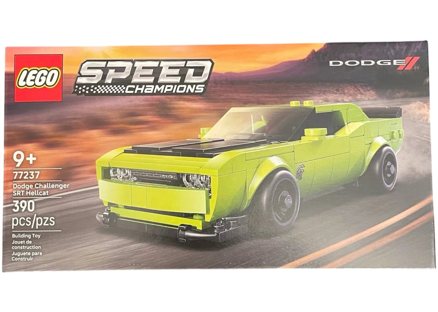 Lego Speed Champions Dodge Challenger Srt Hellcat Sports Car Set 77237