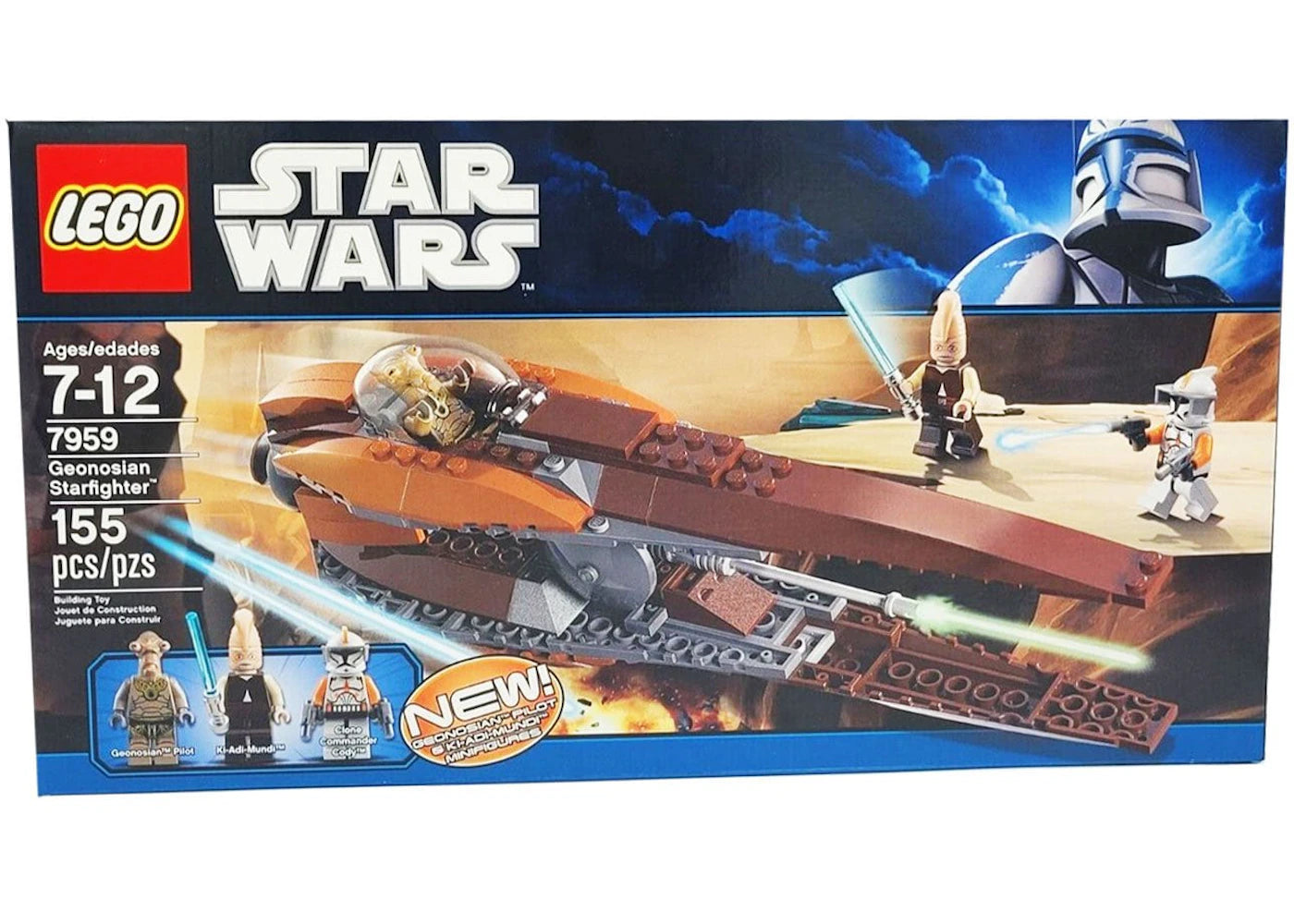 Lego Star Wars Geonosian Starfighter Set 7959