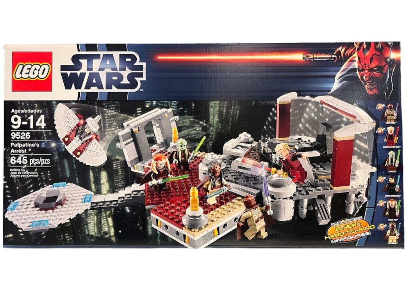 Lego Star Wars Palpatine'S Arrest Set 9526