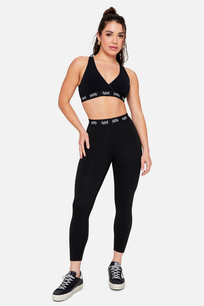 Fabletics Major Label Shaping High Waist Logo Legging 7/8