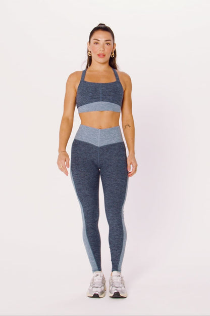 Fabletics HeatherFlex High-Waisted Tonal Legging
