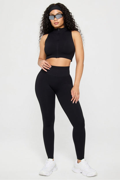 Fabletics Seamless Scrunch High-Waisted Legging