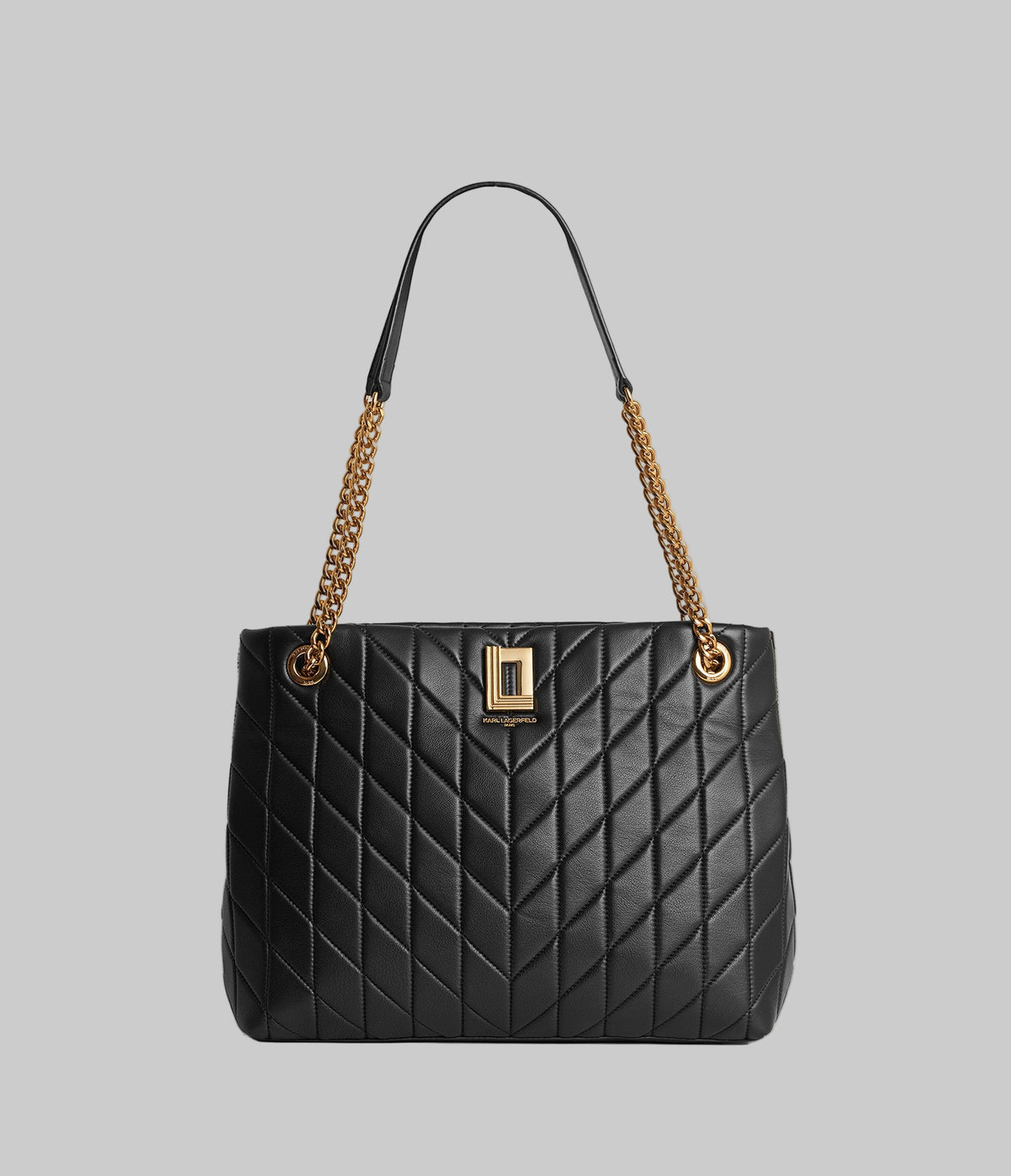 KarlLagerfeld Lafayette tote black/gold