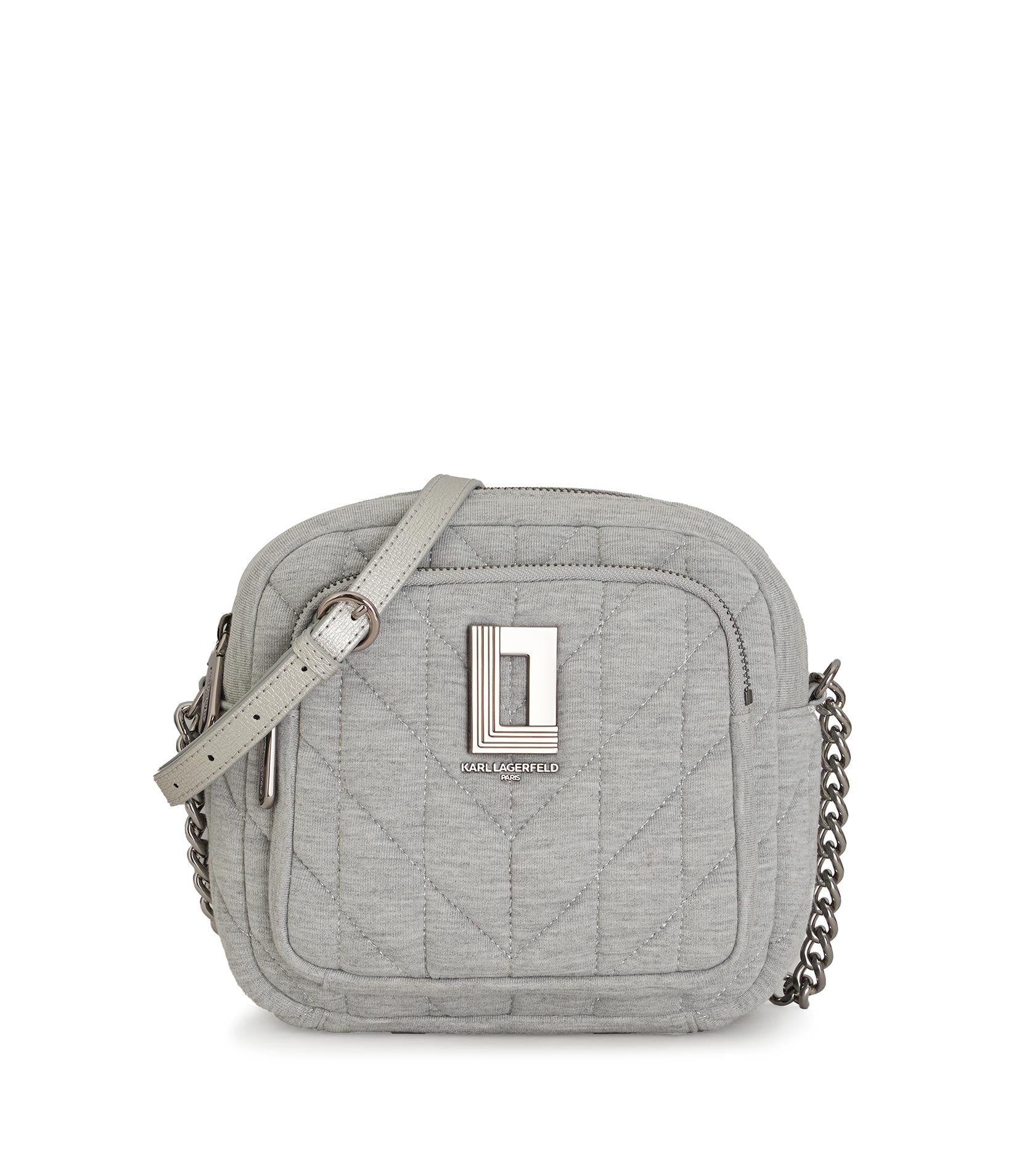 LAFAYETTE JERSEY KNIT CAMERA CROSSBODY Gry Heather Gry Heather