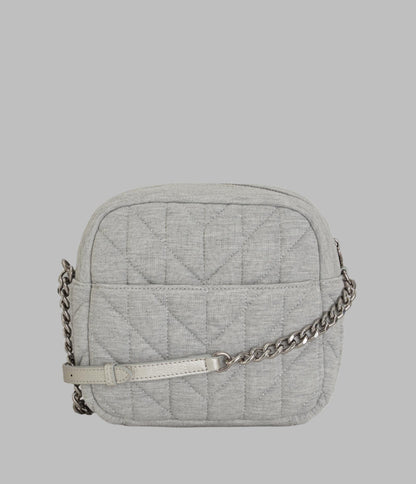 KarlLagerfeld Lafayette jersey knit camera crossbody gry heather