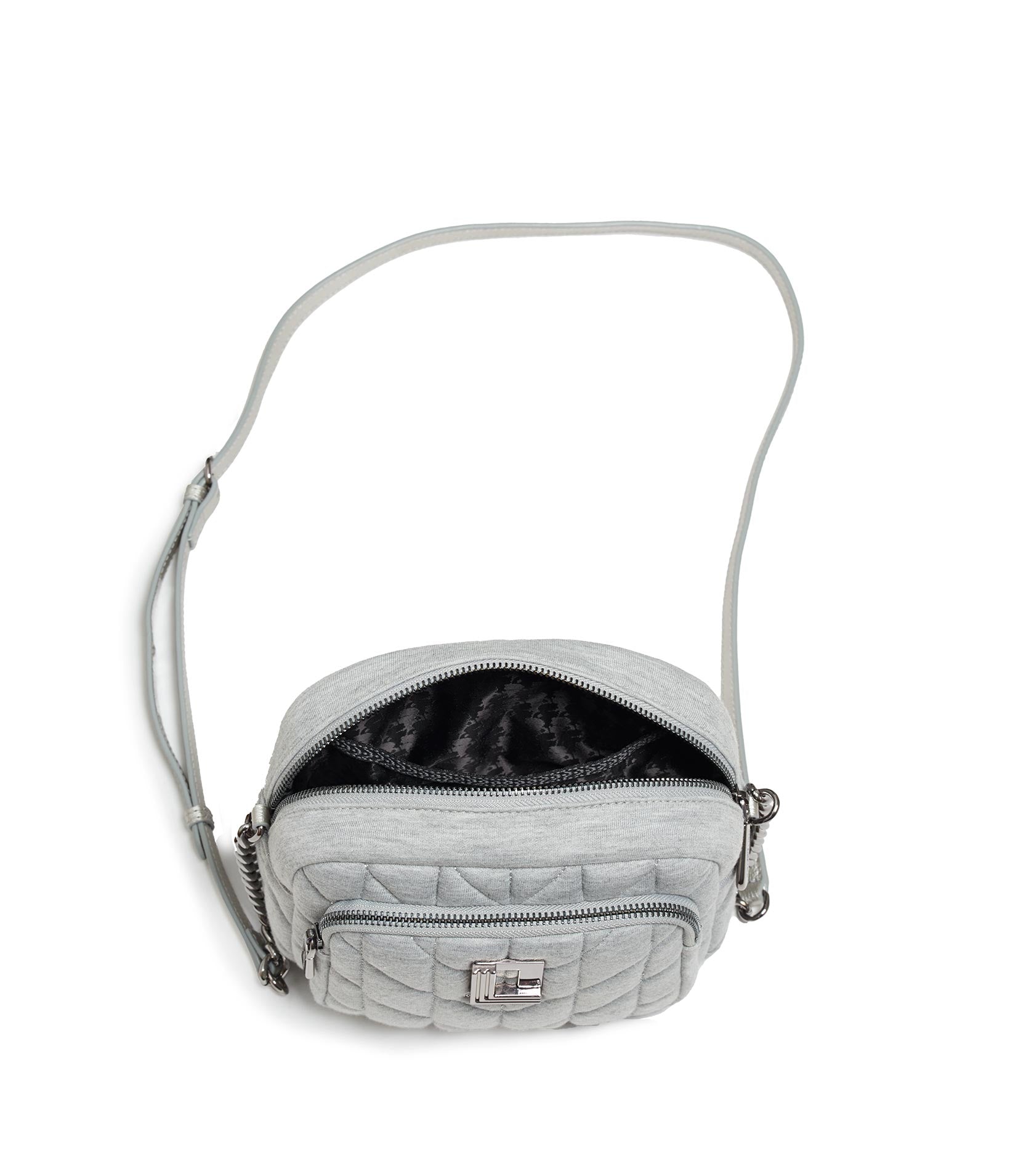 LAFAYETTE JERSEY KNIT CAMERA CROSSBODY Gry Heather Gry Heather