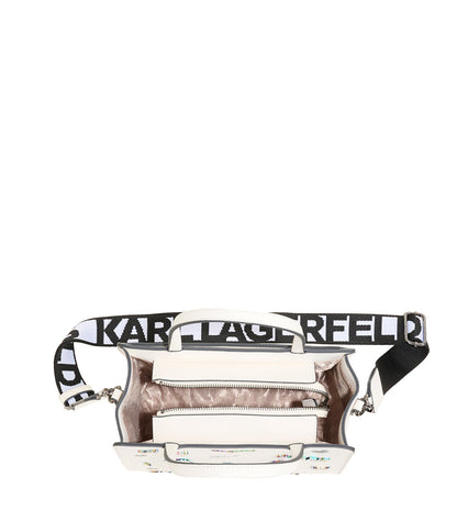 MAYBELLE DUO TOP HANDLE SATCHEL White/Spark White/Spark