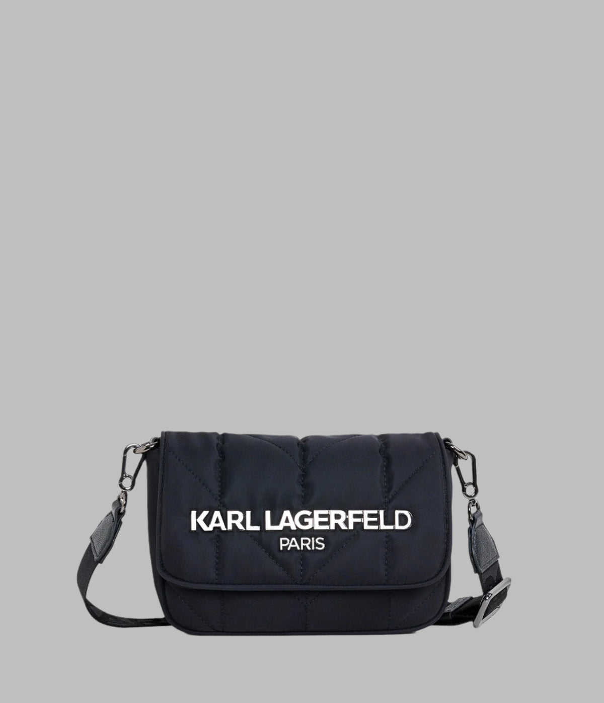 KarlLagerfeld Voyage logo crossbody black