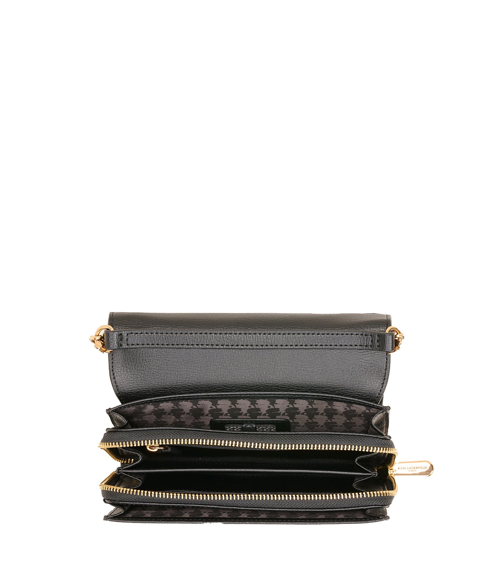 LOURDES LEATHER CROSSBODY Black Black
