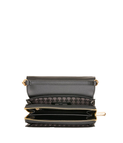 LOURDES LEATHER CROSSBODY Black Black
