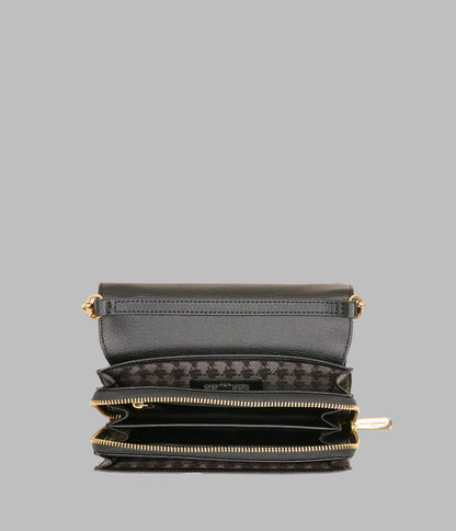 KarlLagerfeld Lourdes leather crossbody black