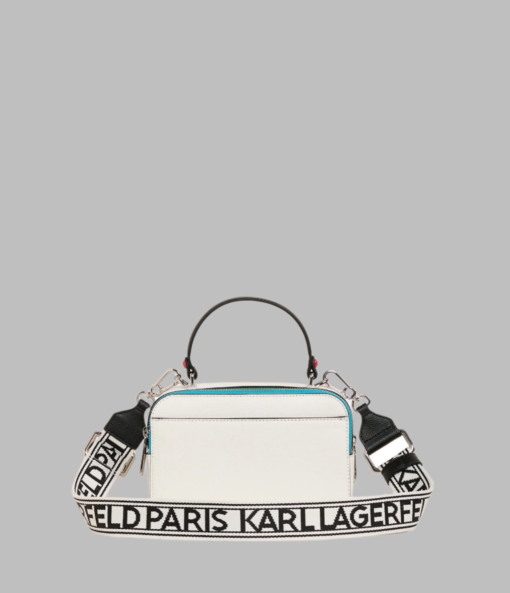 KarlLagerfeld Simone camera crossbody bag white multi